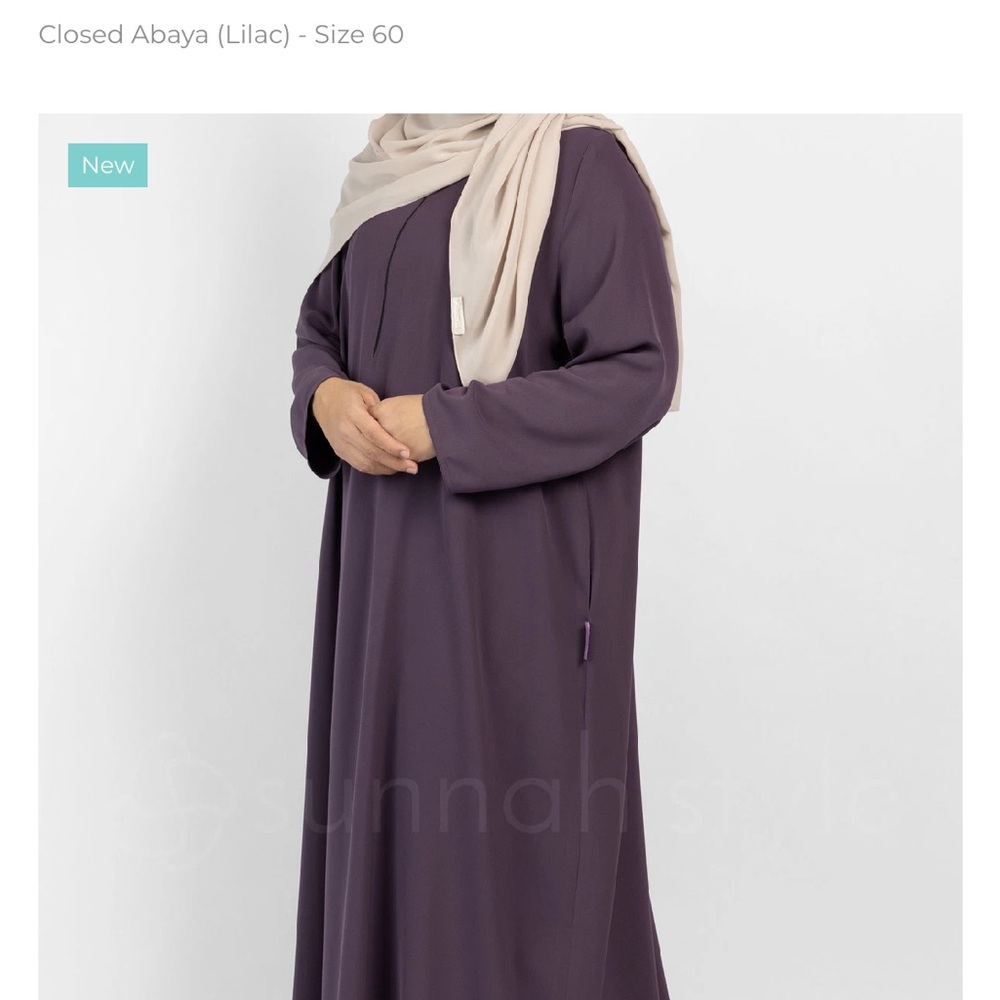 Sunnah Style  Lilac Abaya Dress